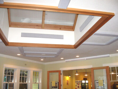 Acoustic Coffered Ceiling - Odwalla