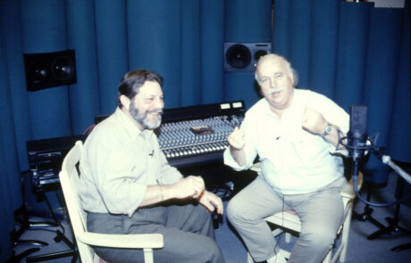 A Youthful Pair of Strapping Gentlemen Having fun in the Studio (left: Art Noxon, right: Bruce)