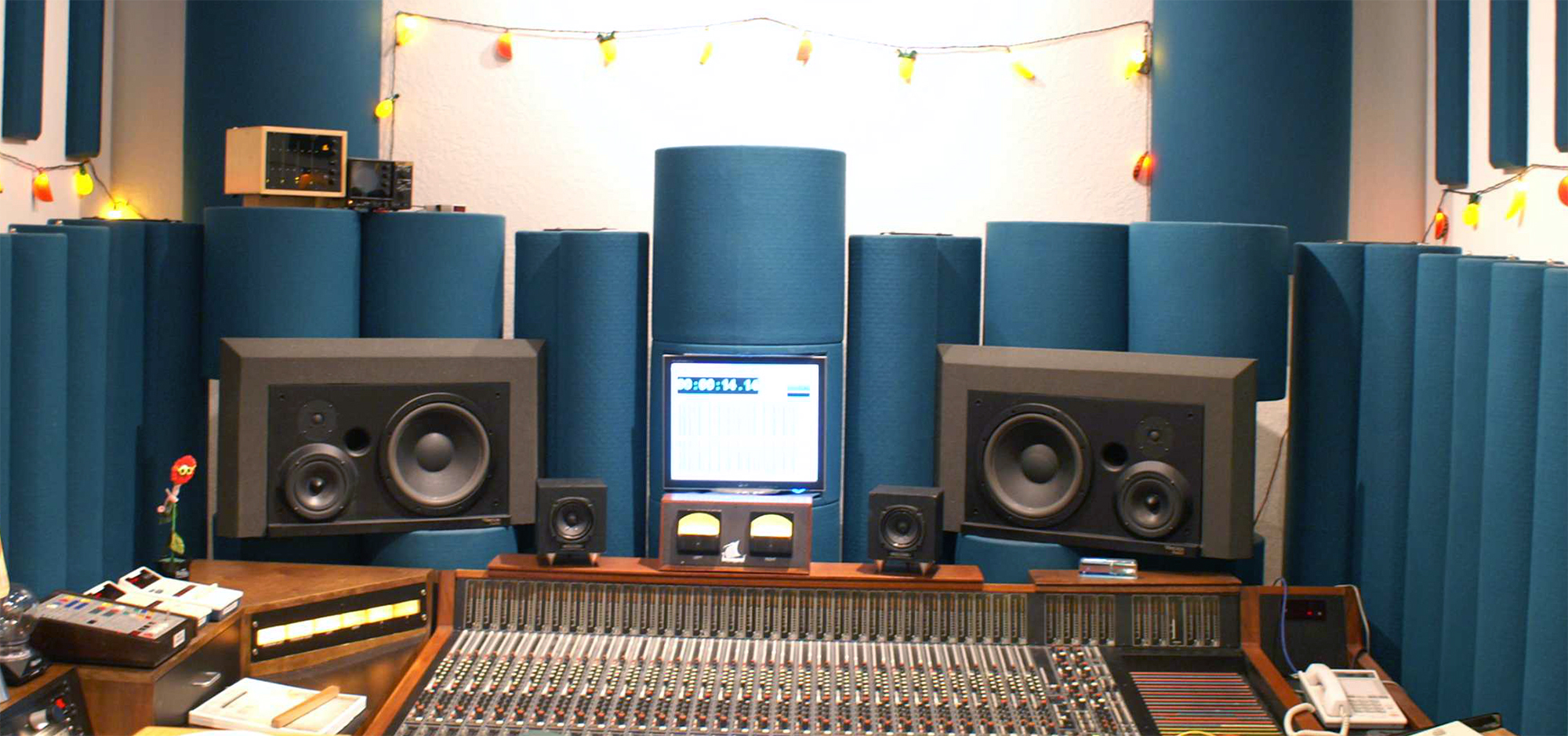 Pro Audio. bruce sweiden's studio and attackwall