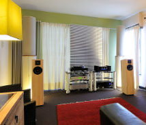 Hifi room with TubeTraps in the front corners Hifi, Why Room Acoustics Matter