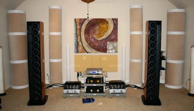 Stages of Acoustic Upgrades photo of stage 1 hifi set up