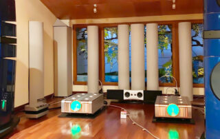 Hifi room with ASC TubeTraps and Focal speakers